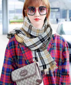 B fine grid double-sided long scarf Burberry's new double-sided dual-purpose plaid cashmere 5v5ro1rc