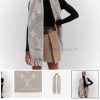 . Grey white, stunning and timeless LV REYKJAVIK cashmere scarf Hot selling item in mainlandscep3tt2