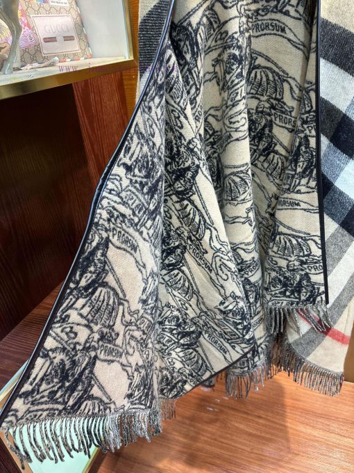 The original single Burberry equestrian knight micro label jacquard, double-sided jacquard sz42wrcpy - Image 13