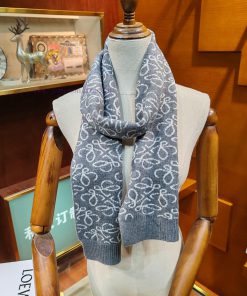 RLW2305 super recommended LOEWE double-sided full coverage jacquard Anagram, Anagram leathermhowmypv