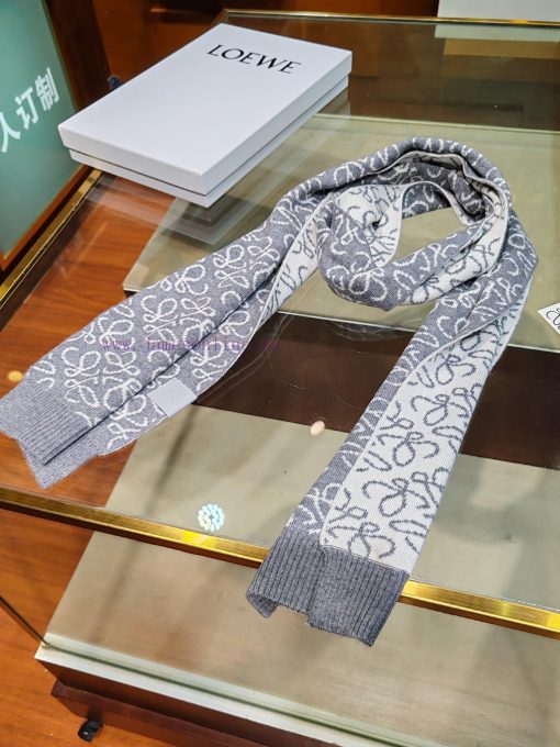 RLW2305 super recommended LOEWE double-sided full coverage jacquard Anagram, Anagram leathermhowmypv - Image 4