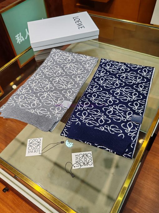 RLW2305 super recommended LOEWE double-sided full coverage jacquard Anagram, Anagram leathermhowmypv - Image 10