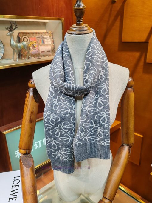 RLW2305 super recommended LOEWE double-sided full coverage jacquard Anagram, Anagram leathermhowmypv - Image 11