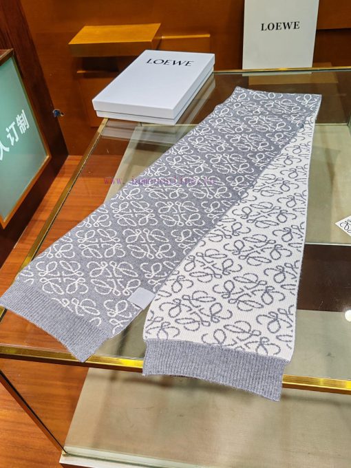 RLW2305 super recommended LOEWE double-sided full coverage jacquard Anagram, Anagram leathermhowmypv - Image 15