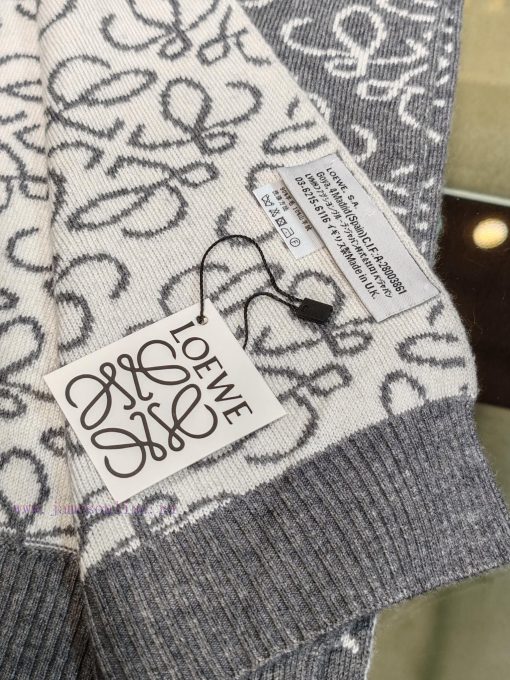 RLW2305 super recommended LOEWE double-sided full coverage jacquard Anagram, Anagram leathermhowmypv - Image 17