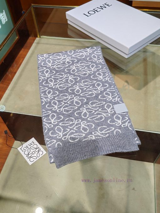 RLW2305 super recommended LOEWE double-sided full coverage jacquard Anagram, Anagram leathermhowmypv - Image 18