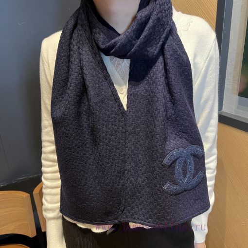 The powerful French style of C knitted embroidered long scarves ️ High end low-key luxury, vrl8rwaz4 - Image 4