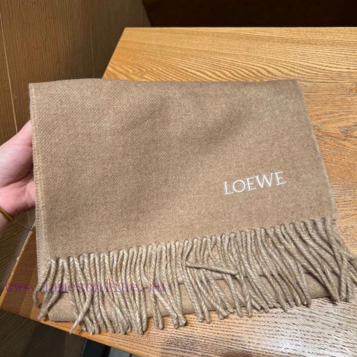 𝐋𝐨𝐞𝐰𝐞 23 New "Window Color Chessboard" Sky BlueSize180x30cm 90% wool 10% cashmereLuoyiwei's mmxvs0cy - Image 14