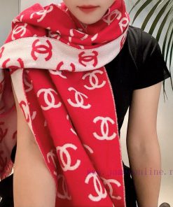 Chanel 2023 New Autumn/Winter Classic Series ScarfThe ultimate collision of black and white,v5cl7019