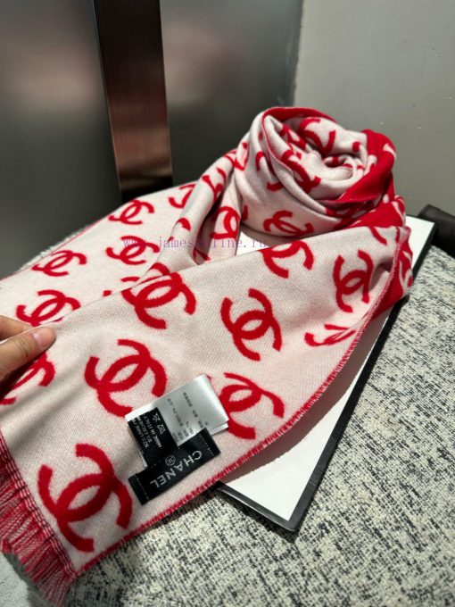 Chanel 2023 New Autumn/Winter Classic Series ScarfThe ultimate collision of black and white,v5cl7019 - Image 9