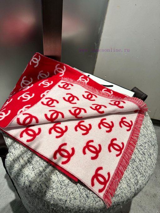 Chanel 2023 New Autumn/Winter Classic Series ScarfThe ultimate collision of black and white,v5cl7019 - Image 15