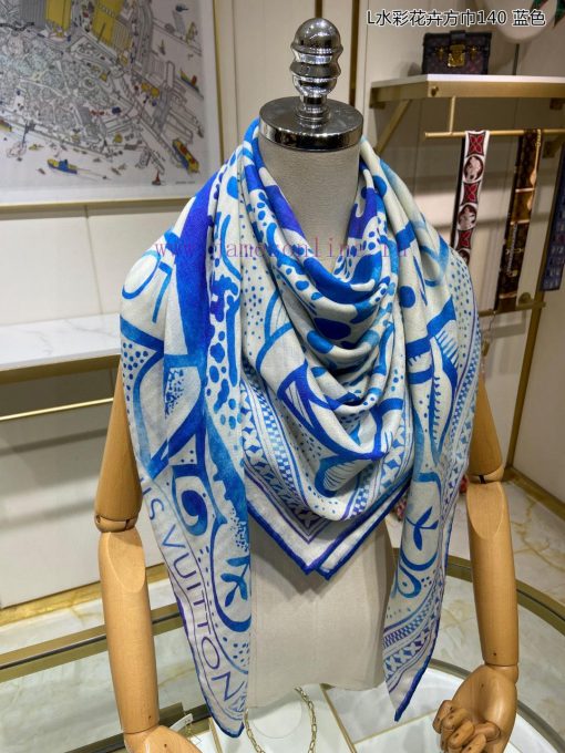 Sincere praise for the L watercolor floral handkerchief from Lvjia, 140 cashmere handkerchiedpepzbfx - Image 14