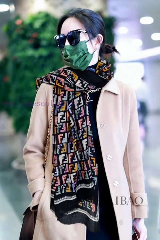 The new FDFF color logo long scarf, cashmere long scarf, is recommended for VIP customers. Bprnfuqeg - Image 2