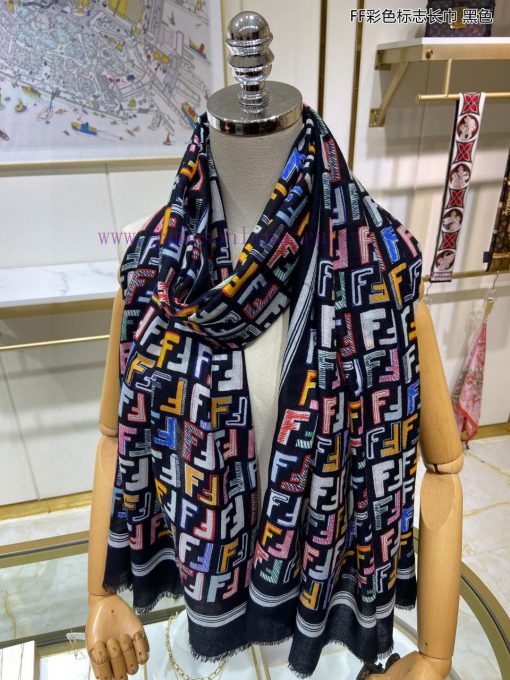 The new FDFF color logo long scarf, cashmere long scarf, is recommended for VIP customers. Bprnfuqeg - Image 7