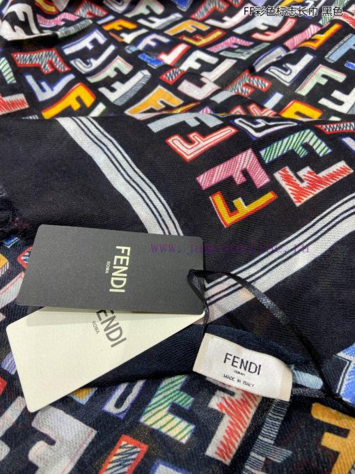 The new FDFF color logo long scarf, cashmere long scarf, is recommended for VIP customers. Bprnfuqeg - Image 9