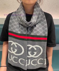 G Home Bull Goods GG Knitted High Quality Knitted Splicing Scarf is a rare product in the maaqmmitvx