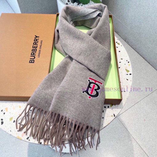 Burberry Classic Style Synchronized Cashmere TB Shawl in Stock, Essential for Closets, VIP Rghj39un2 - Image 16