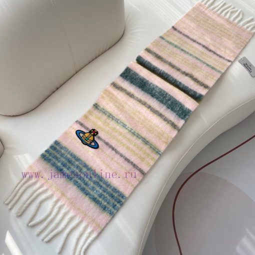 2023 Xiaohongshu popular models 𝐕𝐢𝐯𝐢𝐞𝐧𝐧𝐞𝐖𝐞𝐬𝐭𝐰𝐨𝐝 🪐Classic Saturn mohair scarf by Vivienne Wes2sb3ki7r - Image 16