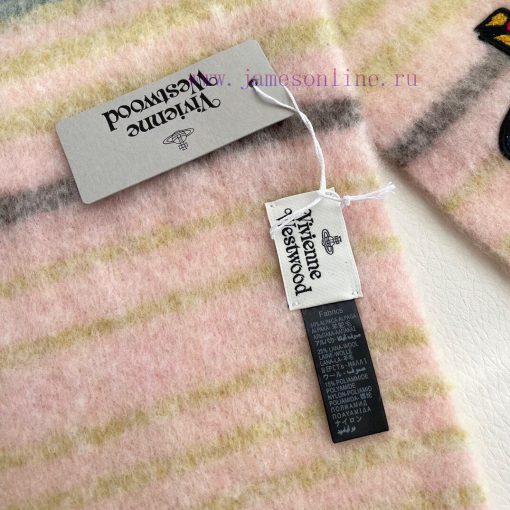 2023 Xiaohongshu popular models 𝐕𝐢𝐯𝐢𝐞𝐧𝐧𝐞𝐖𝐞𝐬𝐭𝐰𝐨𝐝 🪐Classic Saturn mohair scarf by Vivienne Wes2sb3ki7r - Image 18