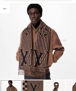 New synchronized Lvjia's new L-shaped checkerboard patterned long scarf unisex, LV Graphic sfws6tp9x