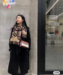 B Home Burberry Scottish plaid logo new product synchronized monochrome new tassel scarf, wiqyl7h3n1