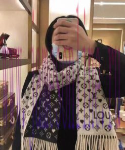 Louis Vuitton channel offers limited edition cashmere scarves for Donkey modelsThis year's b35mu6r74