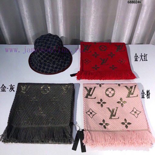 (Gold) LV Top Quality Physical Shooting LV Tang Yan's Explosive Scarf Luxurious and Elegantt4kdng89 - Image 10