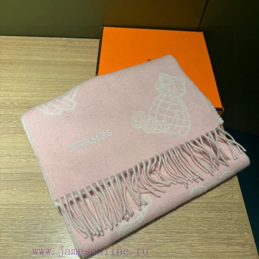 Hermes Teddy Bear of the Year 🧸 A series of cashmere scarves, suitable for both men and womevrk6f16t