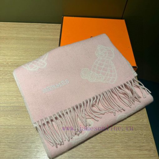 Hermes Teddy Bear of the Year 🧸 A series of cashmere scarves, suitable for both men and womevrk6f16t - Image 2