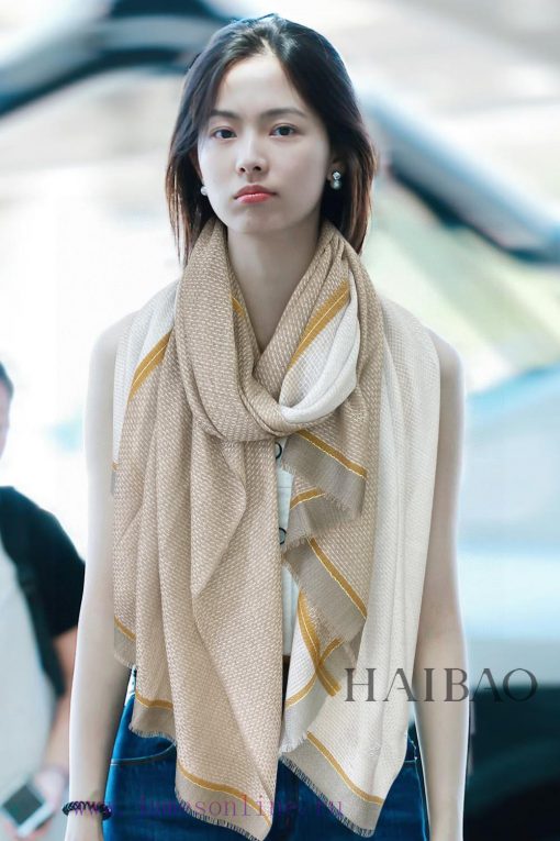LP premium original single LP silver thread double splicing long scarf ️ High end product ️ u2qancn5 - Image 2