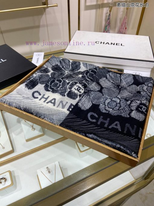 Go to Xinxiangjia Sketch Camellia Long Scarf, Cashmere Long Scarf to grab VIP recommendationeyu33dc7 - Image 3