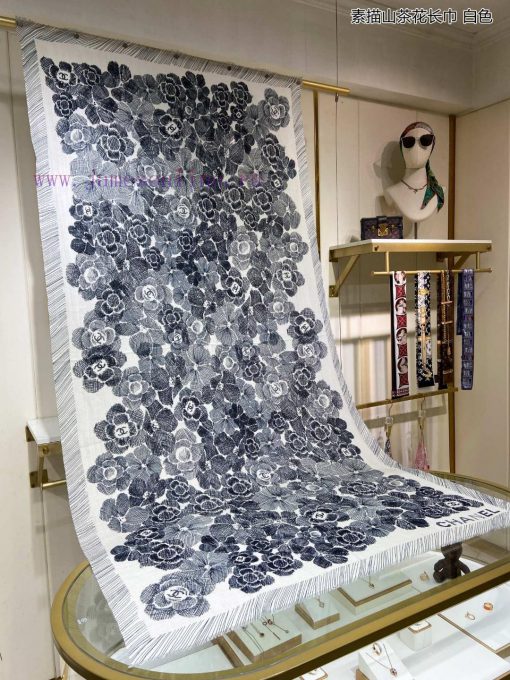Go to Xinxiangjia Sketch Camellia Long Scarf, Cashmere Long Scarf to grab VIP recommendationeyu33dc7 - Image 13