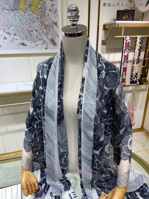 Go to Xinxiangjia Sketch Camellia Long Scarf, Cashmere Long Scarf to grab VIP recommendationeyu33dc7 - Image 17