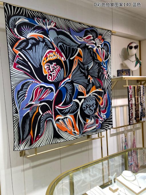 The new D Home D Color Abstract Pattern 140 Cashmere Square Scarf is highly recommended by Vgo3bn214 - Image 4
