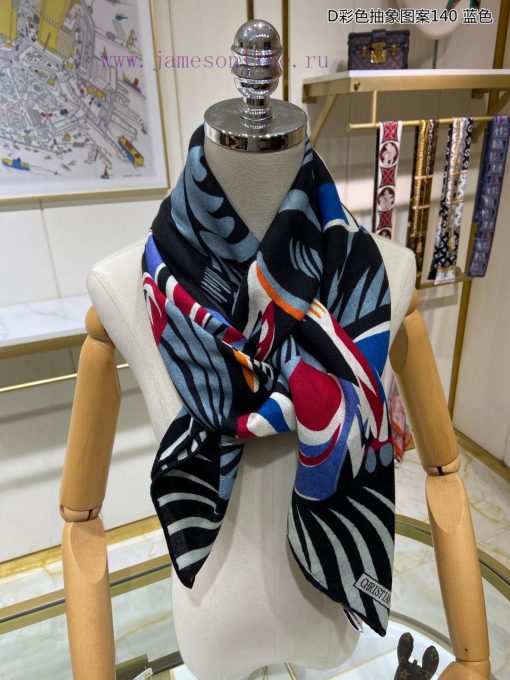 The new D Home D Color Abstract Pattern 140 Cashmere Square Scarf is highly recommended by Vgo3bn214 - Image 6