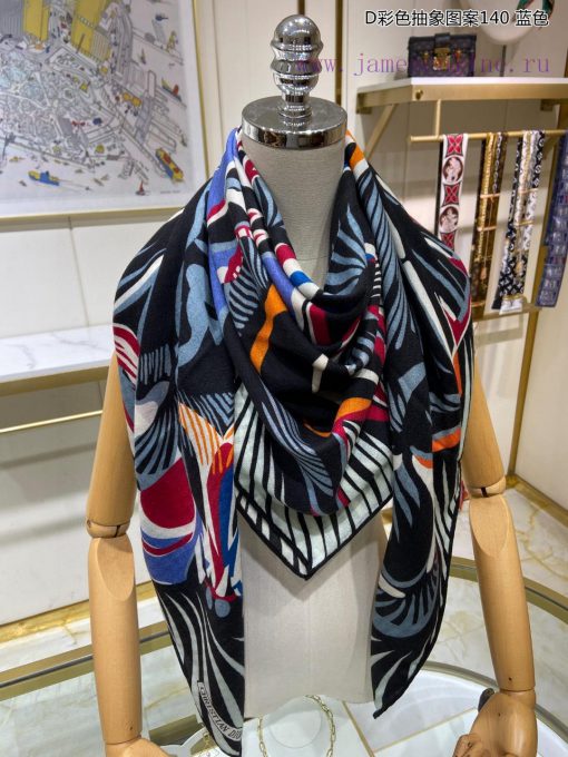 The new D Home D Color Abstract Pattern 140 Cashmere Square Scarf is highly recommended by Vgo3bn214 - Image 7