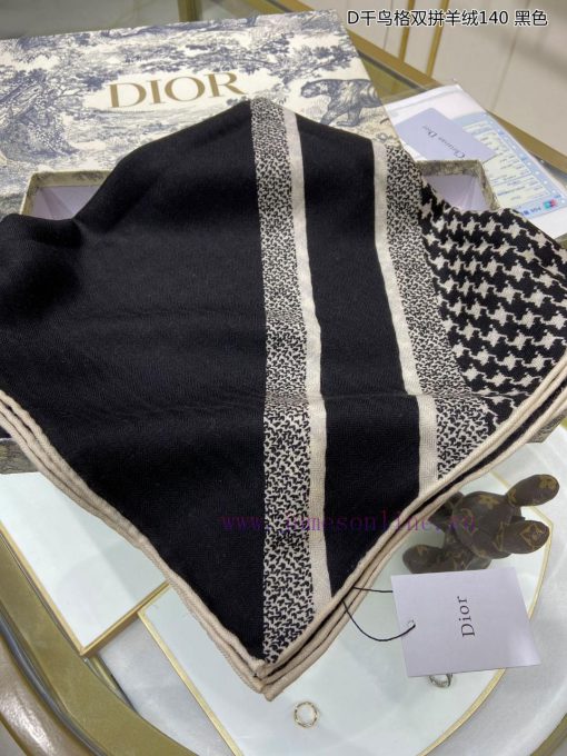 The new DO Home D Thousand Bird Grid Double Pack Cashmere 140 Cashmere Square Scarf is highlaans5dqq - Image 14
