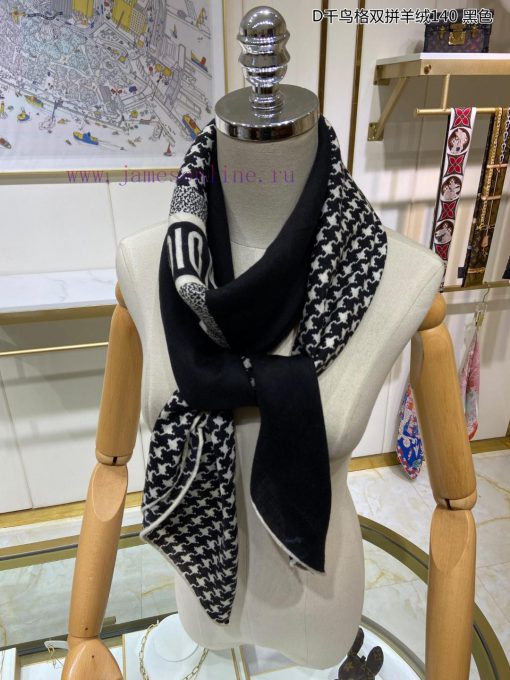 The new DO Home D Thousand Bird Grid Double Pack Cashmere 140 Cashmere Square Scarf is highlaans5dqq - Image 15