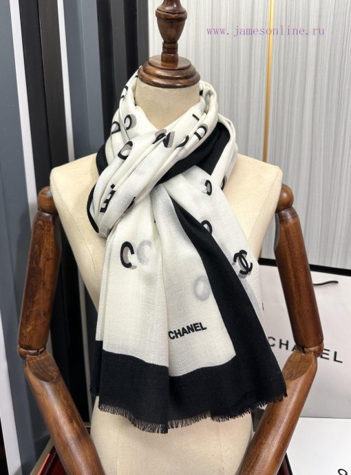 The new Chanel 2023 is so beautiful that it's irresistible. The 300 count cashmere long scarnpjbfejk - Image 9