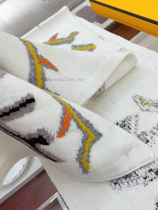 FENDI official website's autumn and winter knitted double-sided jacquard style, high-end deswlggmj1m - Image 17