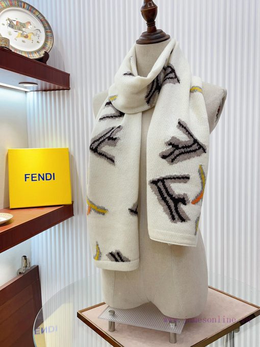 FENDI official website's autumn and winter knitted double-sided jacquard style, high-end deswlggmj1m - Image 19