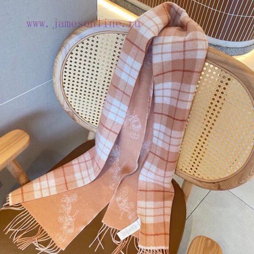 COACH men's and women's double-sided checkered carriage scarf is so beautiful, not only in t5268jy9w - Image 9
