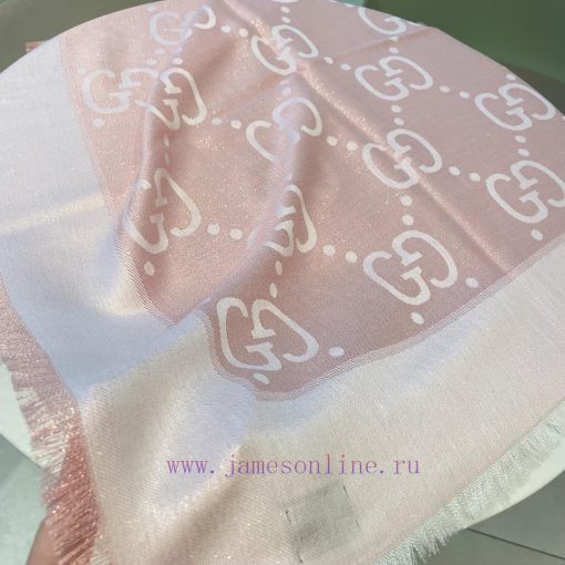 G Home GG Gold Thread Jacquard Shawl 140 Square Scarf, dazzling to the extreme, a must-have c1g46v8a - Image 17