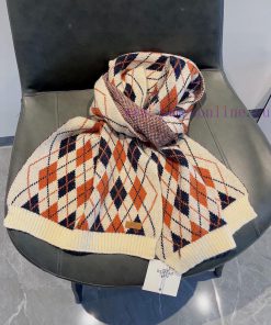 Hermes Autumn/Winter New Knitted Scarf, unisex, 175 * 38pihuwty9