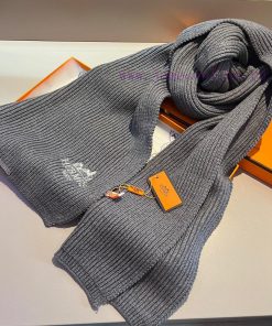 Hermes Knitted Men's and Women's Scarf, Size 190 * 301y1o915o
