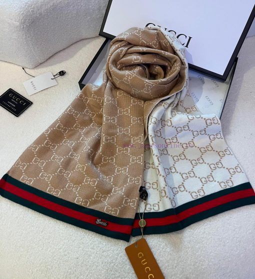 Gucci Original Order ‼ The new knitted scarf exudes a low-key luxury, exquisite softness, elv2fzhvx8 - Image 2