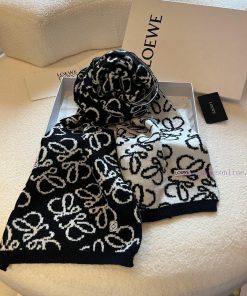 LOEWE official new knitted scarf, men's and women's scarves, size 175 * 32u2gn3cdj