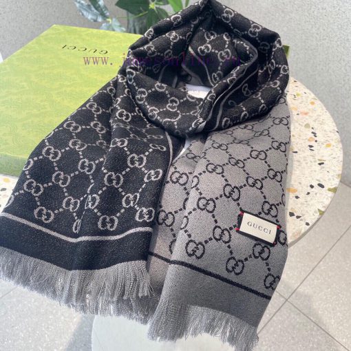 Gucci Original ️ Low key Luxury ️ Exquisite Soft Elite Level Fashionable Scarf ️ This Gucci ifisqy59 - Image 5