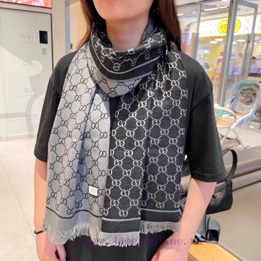 Gucci Original ️ Low key Luxury ️ Exquisite Soft Elite Level Fashionable Scarf ️ This Gucci ifisqy59 - Image 11