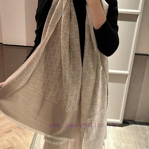 Gucci Classic Shawl GG Old Flower Thin Long Scarf G Evergreen Tree Style, unisex and suitabllxgwy9bo - Image 11